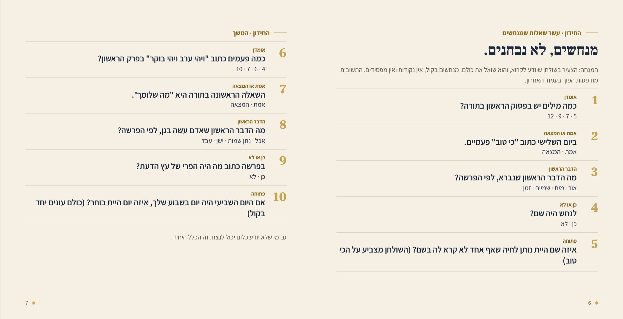 כפולת החידון מתוך המגזין